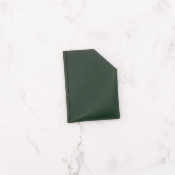 Leather Minimalist Card Case Wallet - Two Pocket (Sample Sale) - Image 4