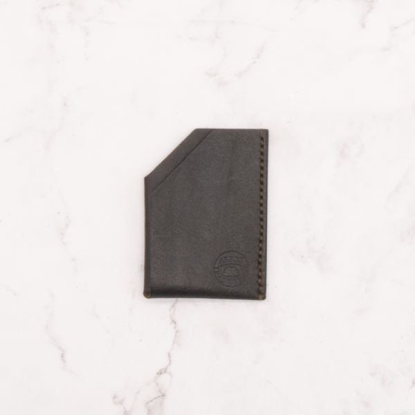 Leather Minimalist Card Case Wallet - Two Pocket (Sample Sale) - Image 6