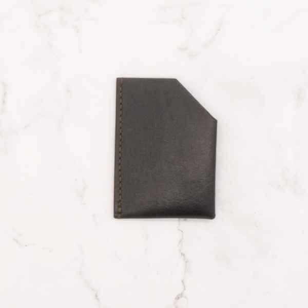 Leather Minimalist Card Case Wallet - Two Pocket (Sample Sale) - Image 7