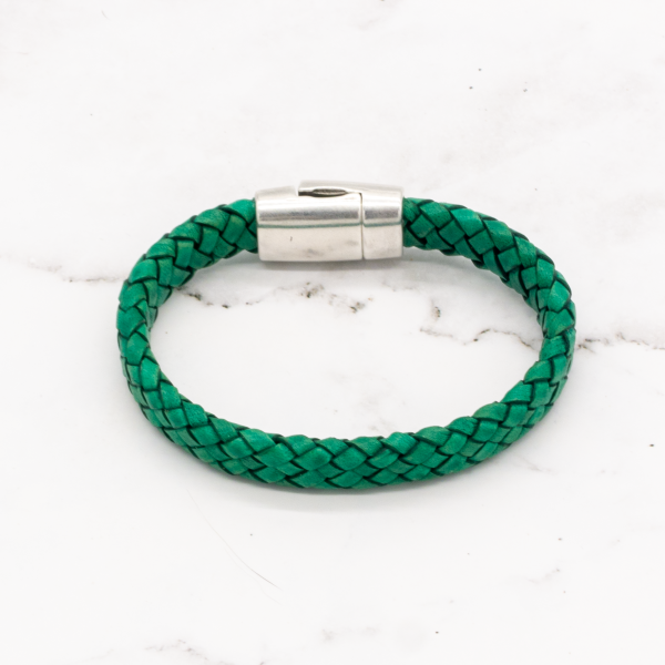 Leather Braided Bracelet with Magnetic Clasp (Choose from 3 Colors) - Image 13