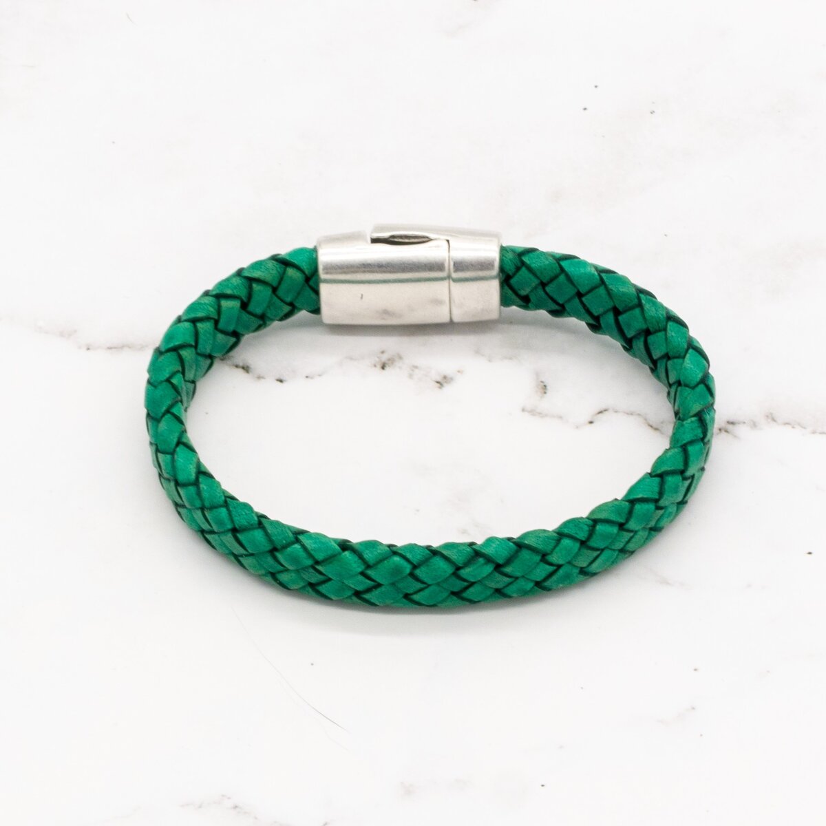 Leather Braided Bracelet with Magnetic Clasp (Choose from 3 Colors) 13 Leather Braided Bracelet with Magnetic Clasp (Choose from 3 Colors) - Image 13