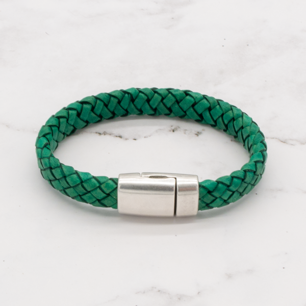 Leather Braided Bracelet with Magnetic Clasp (Choose from 3 Colors) - Image 11
