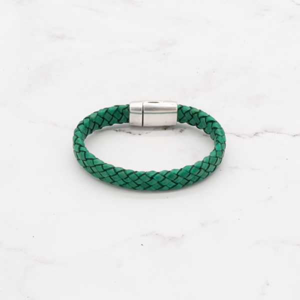 Leather Braided Bracelet with Magnetic Clasp (Choose from 3 Colors) - Image 12