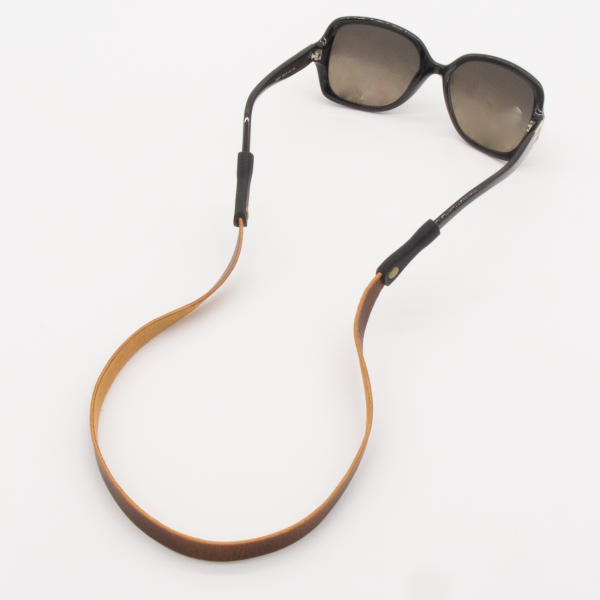 Leather Eyeglass Sunglass Retainer Strap with Flexible Silicone Sleeve - Image 12