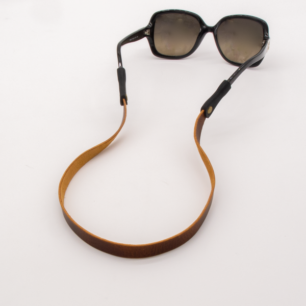 Leather Eyeglass Sunglass Retainer Strap with Flexible Silicone Sleeve - Image 10