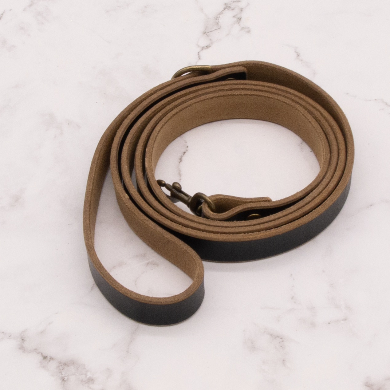 The Pathfinder Leather Dog Leash - Black 4 The Pathfinder Leather Dog Leash - Black - Image 4