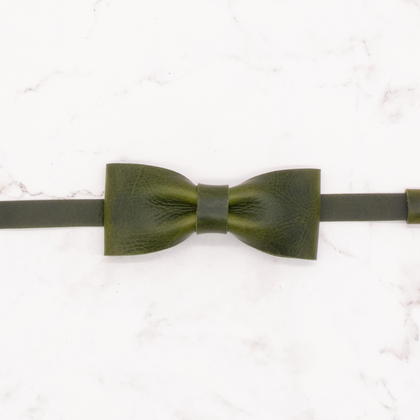 Leather Bowtie with Adjustable Neck Band - Choose from 3 Colors 8 Leather Bowtie with Adjustable Neck Band - Choose from 3 Colors - Image 8