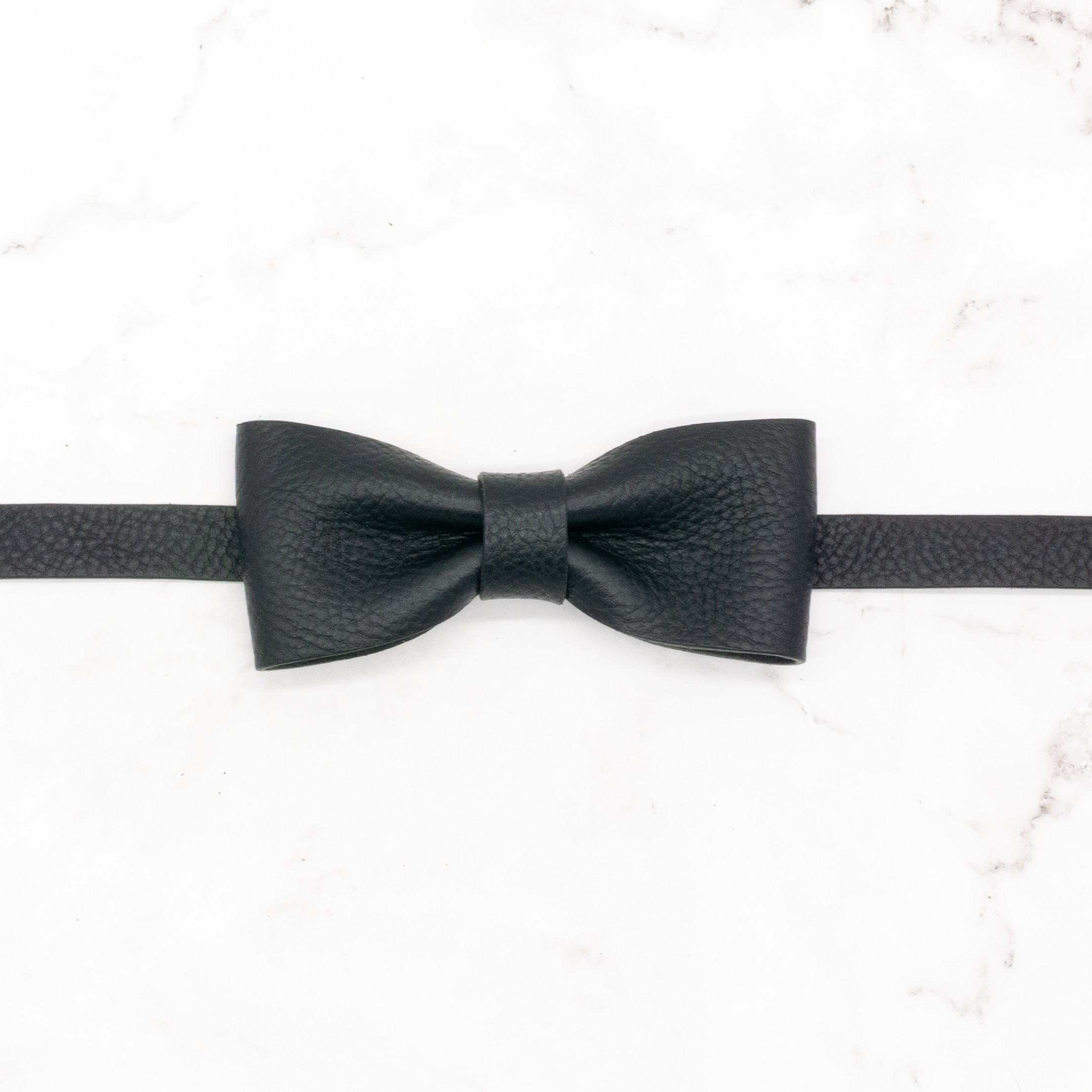 Leather Bowtie with Adjustable Neck Band - Choose from 3 Colors 12 Leather Bowtie with Adjustable Neck Band - Choose from 3 Colors - Image 12