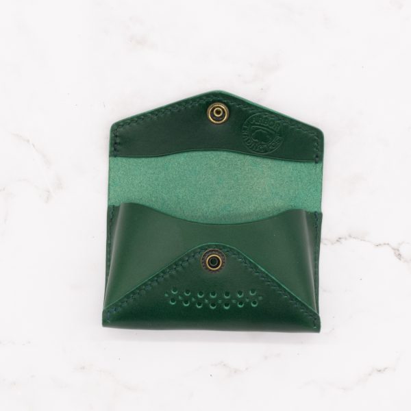Envelop Style Business Card Case with Snap Closure