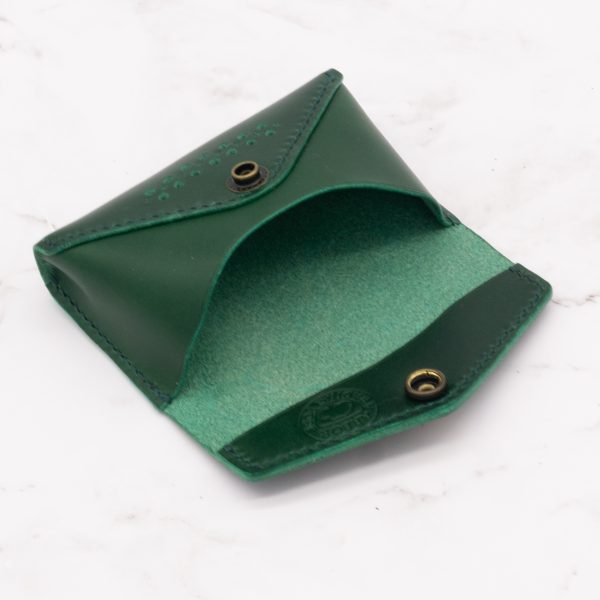 Envelop Style Business Card Case with Snap Closure
