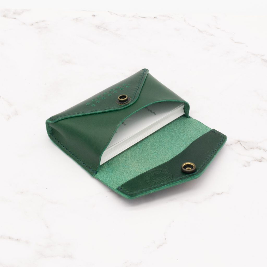 Father's Day Leather Gift Guide: Gifts He'll Actually Use Every Day 139 Envelop Style Business Card Case with Snap Closure