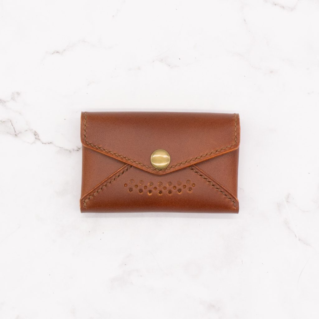 Father's Day Leather Gift Guide: Gifts He'll Actually Use Every Day 147 Envelop Style Business Card Case with Snap Closure