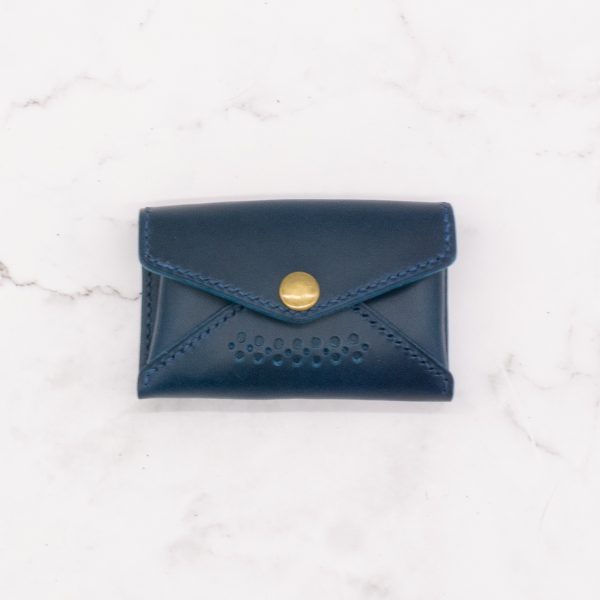 Envelop Style Business Card Case with Snap Closure
