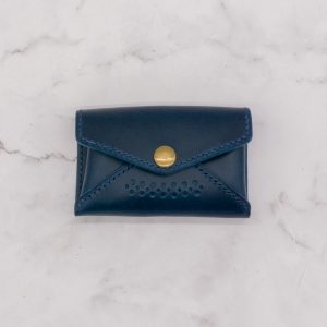Envelop Style Business Card Case with Snap Closure