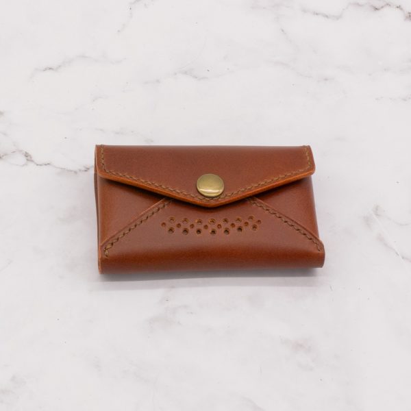 Envelop Style Business Card Case with Snap Closure