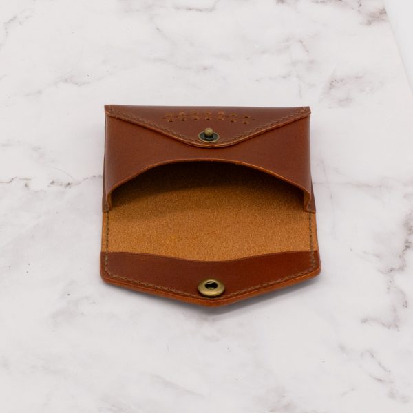 Envelop Style Business Card Case with Snap Closure