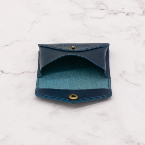 Envelop Style Business Card Case with Snap Closure