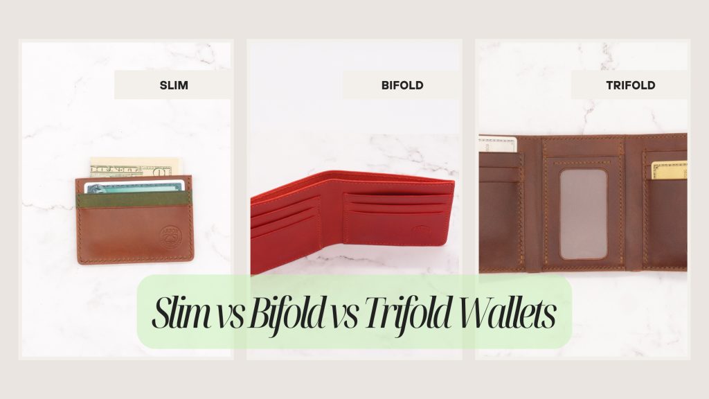 slim wallet vs bifold vs trifold