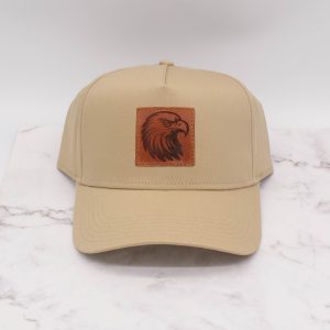 Leather Patch Ball Cap - Eagle