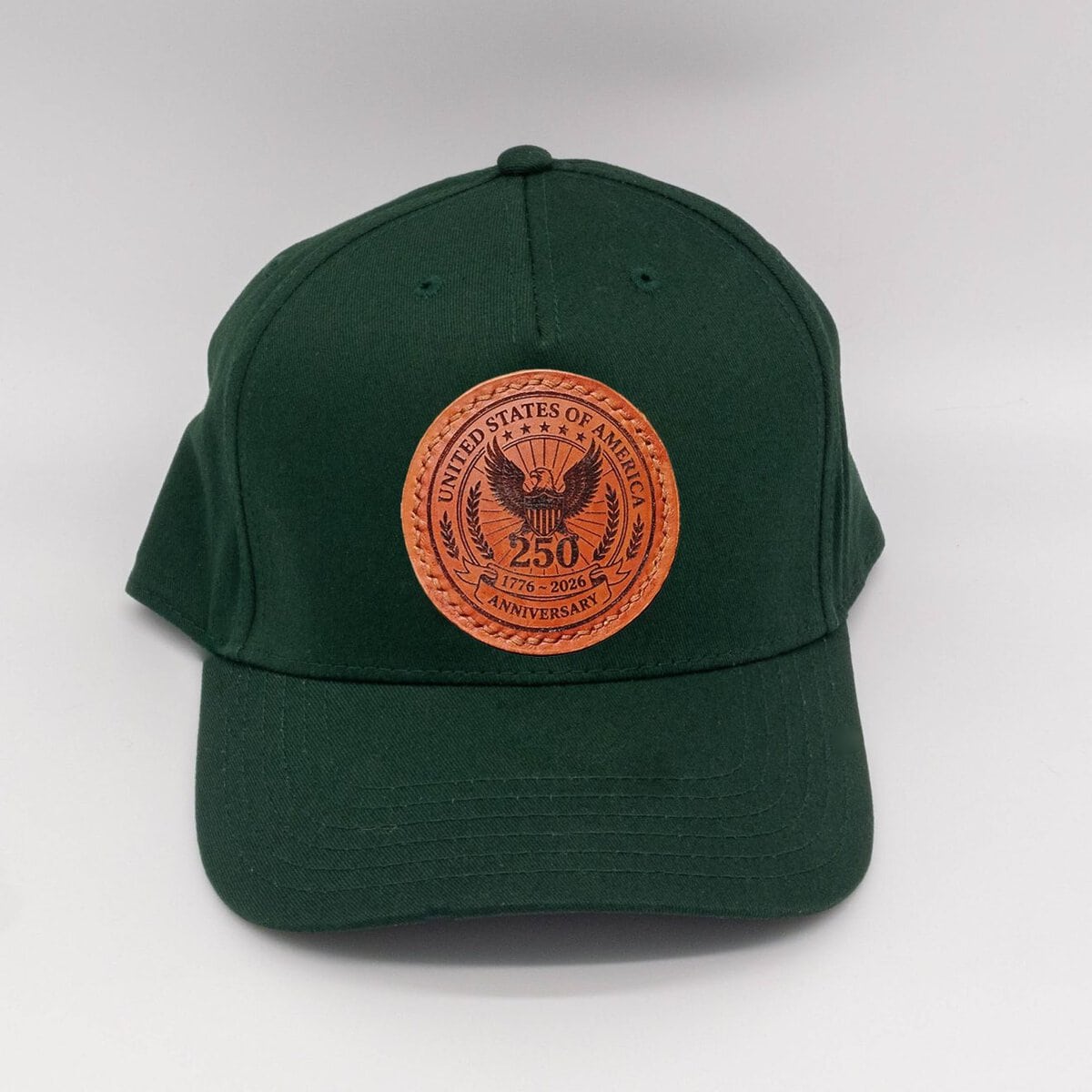 Leather Patch Ball Cap - USA 250th Anniversary